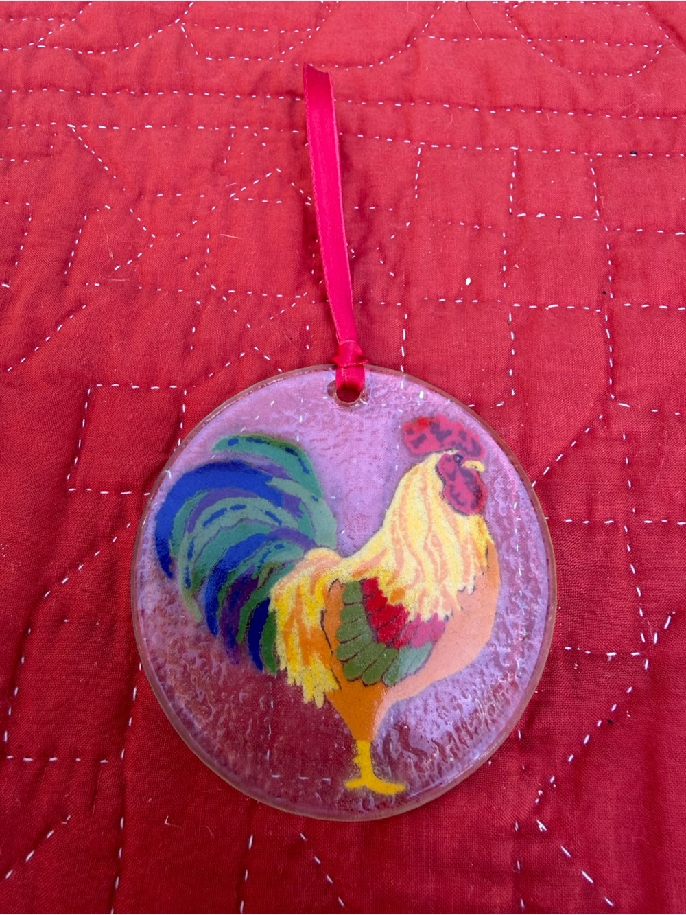 Rooster Ornament Chicken Decor Farmhouse Country